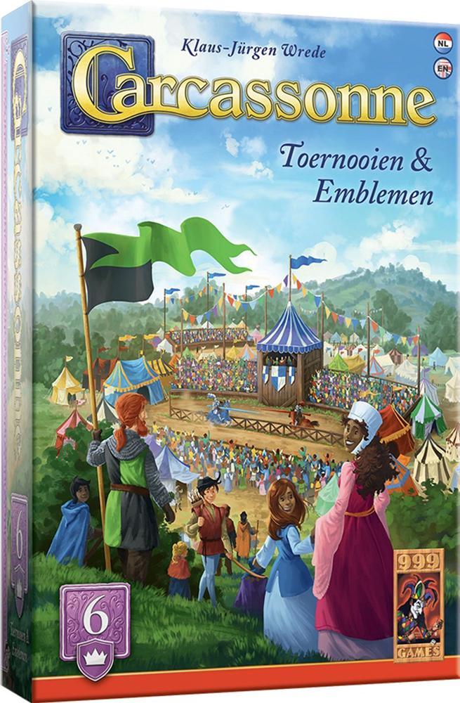 Carcassonne - Toernooien & Emblemen Uitbreiding (2025) | 999, Hobby en Vrije tijd, Gezelschapsspellen | Bordspellen, Nieuw, Verzenden