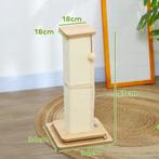3-in-1 Krabpaal, 67cm Krabkolom, Sisal-Kattenkrabboom Met Sp, Verzenden, Nieuw