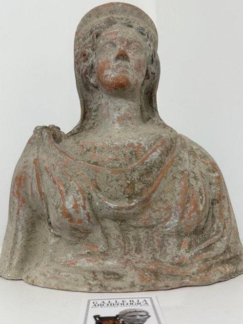 Repliek van een Oud-Griekse Terracotta Persephone-buste - 30, Antiek en Kunst, Antiek | Overige Antiek