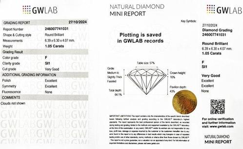 Verlovingsring - 14 karaat Witgoud - 1.05ct. tw. Diamant, Sieraden, Tassen en Uiterlijk, Antieke sieraden