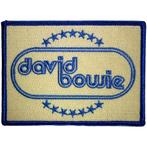 David Bowie - Oval and Stars - Patch officiële merchandise, Ophalen of Verzenden, Nieuw, Kleding