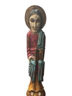 Beeldje - Heilige Sint Paulus - 48 cm - Lindehout