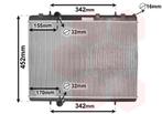 RADIATOR VOOR CITROEN BERLINGO G_ 2002-2007 1330K0, Ophalen of Verzenden, Nieuw