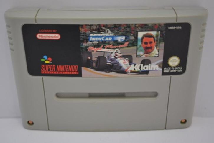 Indy Car Featuring Nigel Mansell (SNES EUR), Spelcomputers en Games, Games | Nintendo Super NES, Zo goed als nieuw, Verzenden