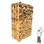 Haardhout | haagbeuk | krat, ovengedroogd, Tuin en Terras, Haardhout, Minder dan 3 m³, Verzenden, Overige houtsoorten, Blokken