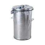 Stalen afvalemmer 90 liter, Nieuw, 40 liter of meer, Ophalen of Verzenden, Metaal