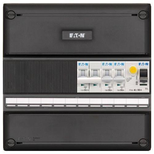 Eaton groepenkast 1-fase, 2 groepen, 1 Aardlekschakelaar, Doe-het-zelf en Verbouw, Elektra en Kabels, Nieuw, Ophalen of Verzenden