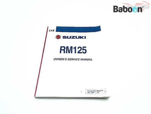 Instructie Boek Suzuki RM 125 2000-2003 (RM125), Motoren, Onderdelen | Suzuki, Gebruikt, Verzenden
