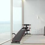 TRUUSK Sit Up Bench Buikspiertrainer Trainingsbank Fitnessba, Verzenden, Nieuw