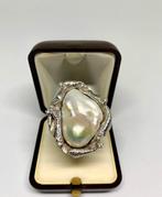 Parel - Zilver - Ring - Barokparels, Antiek en Kunst