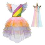 Prinsessenjurk - Unicorn jurk (3-delig), Kinderen en Baby's, Carnavalskleding en Verkleedspullen, Nieuw, Ophalen of Verzenden
