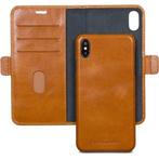 iPhone Xs Max Bookcase hoesje - dbramante1928 - Effen Cognac, Ophalen of Verzenden, Zo goed als nieuw