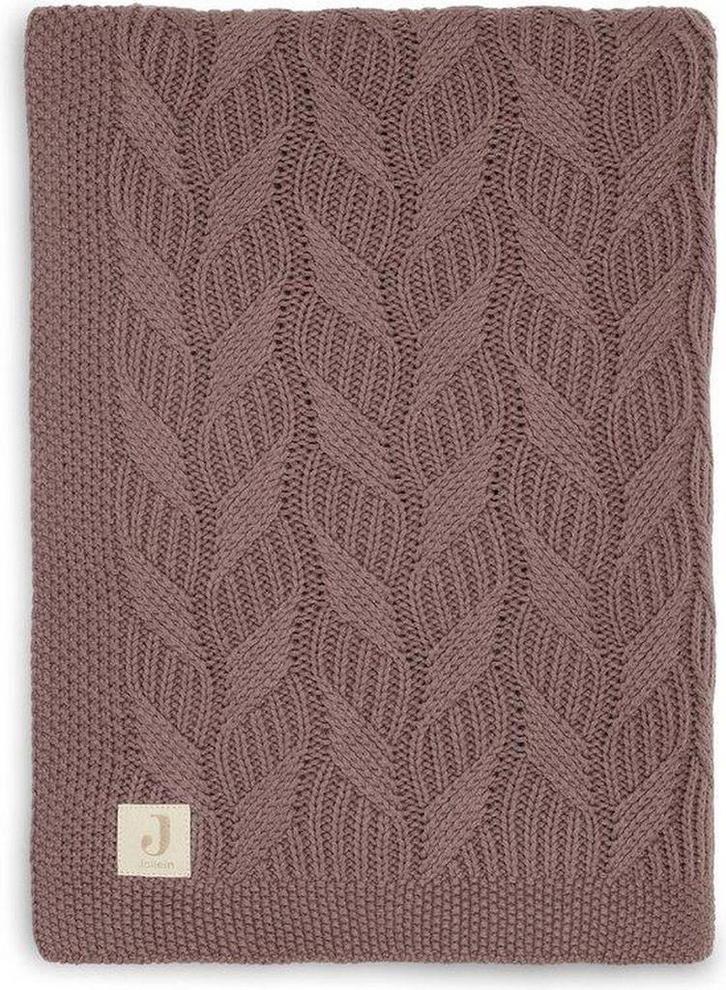 Jollein Baby Deken Wieg 75x100cm Spring Knit - Chestnut, Huis en Inrichting, Slaapkamer | Matrassen en Bedbodems, Verzenden