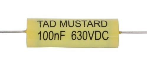 TAD Mustard capacitor 0.100uF 630VDC, Muziek en Instrumenten, Instrumenten | Toebehoren, Verzenden