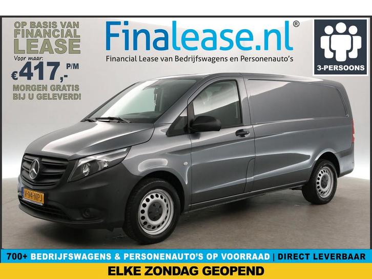 Mercedes-Benz Vito 114 CDI Lang Automaat Airco Cruise Camera, Auto's, Bestelauto's, Lease, Automaat, Diesel, Mercedes-Benz, Zilver of Grijs