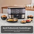 Bardi 5 Laags Voedseldroger 350Watt Met Tang en Droogvellen, Verzenden, Nieuw in verpakking