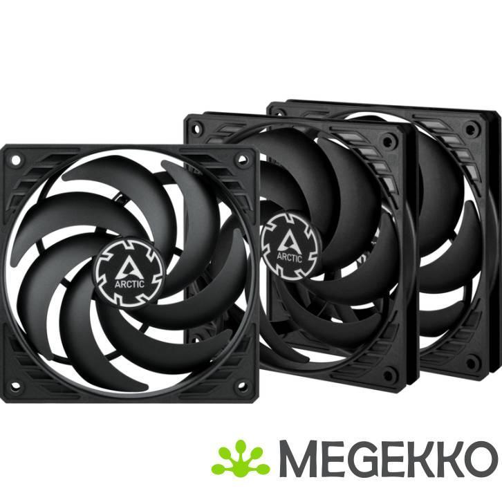 ARCTIC P12 Slim PWM PST 3-pack, Computers en Software, Computerkoelers, Nieuw, Verzenden
