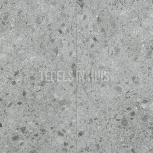 Vloer- en wandtegel g-stone terrazzo licht grijs 60x120 r10, Doe-het-zelf en Verbouw, Tegels, Wandtegels, Nieuw, 10 m² of meer