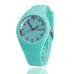 Jelly Horloge Unisex - Kwarts Uurwerk Silicoon Bandje, Verzenden, Nieuw, Geneva