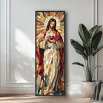 CARCANVAS_IT - Vertical Panoramic Jesus with world heart -