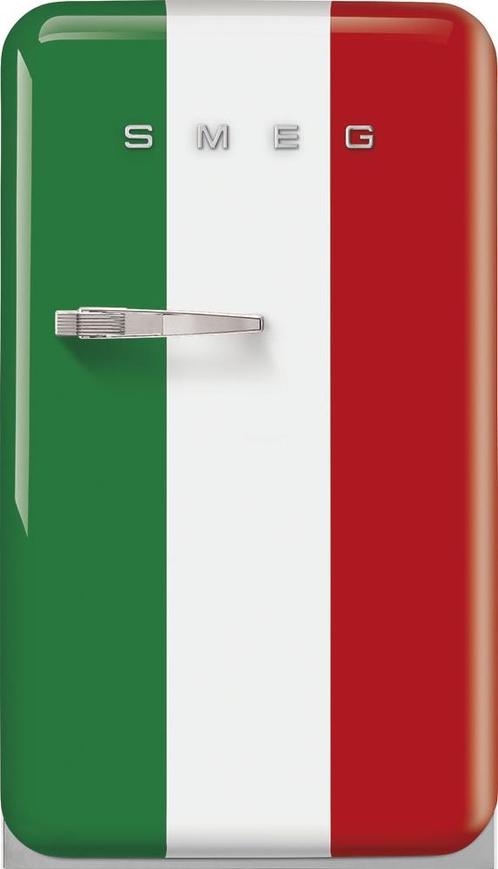 Smeg FAB10HRDIT5 koelkast tricolore - rechtsdraaiend, Witgoed en Apparatuur, Koelkasten en IJskasten, 75 tot 100 liter, Energieklasse A of zuiniger