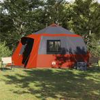vidaXL Huisje Tent met dak Grijs en Oranje 500 x 500 x 294, Verzenden, Nieuw