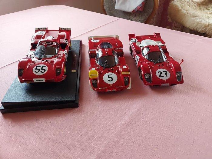 Hot Wheels 1:18 - Modelauto - Ferrari 512 S, Hobby en Vrije tijd, Modelauto's | 1:5 tot 1:12