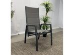 Te Velde tuinmeubelen pizano verstelbare dining tuinstoel, Tuin en Terras, Tuinstoelen, Nieuw, Aluminium, Verstelbaar