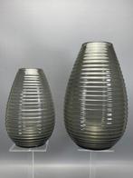 Glasfabriek Leerdam - Vaas (2) - Glas, Antiek en Kunst, Antiek | Glas en Kristal