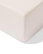 HEMA Hoeslaken 140x200cm zacht katoen greige, Huis en Inrichting, Slaapkamer | Beddengoed, Verzenden, Nieuw, Beige