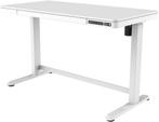 Zit-sta thuiswerkplek kunststof wit | 1-motor - 120x60 cm, Ophalen of Verzenden, Nieuw