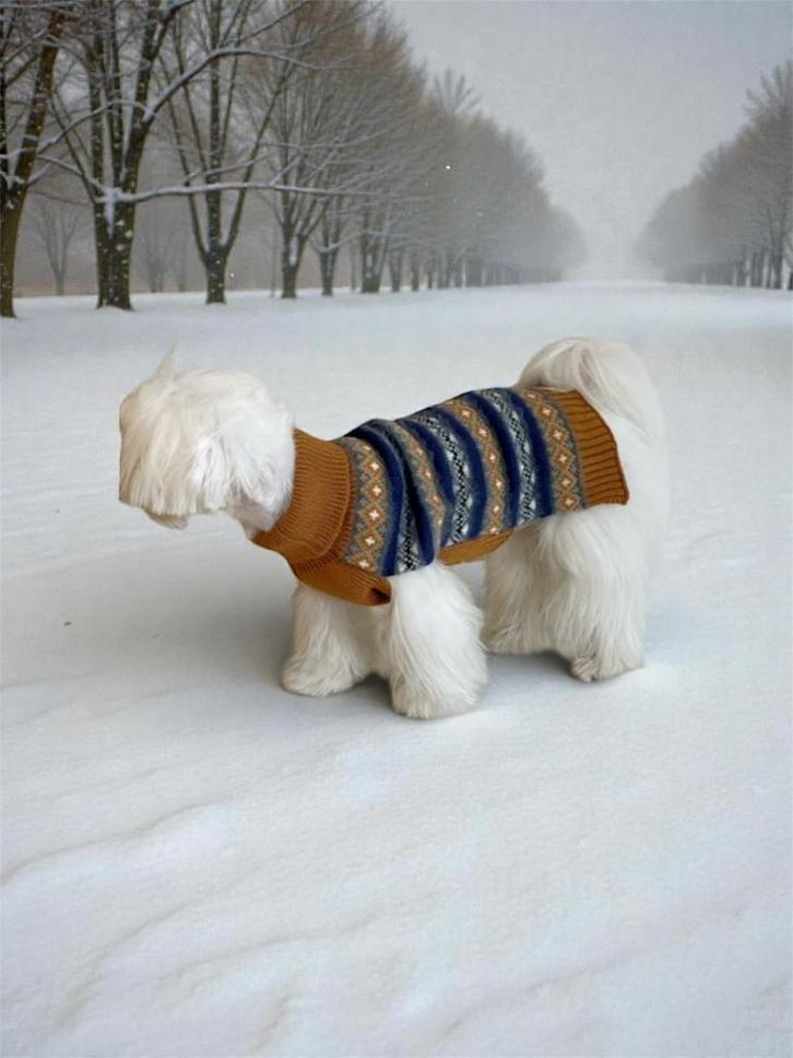 Hondentrui Noors voor kleine honden cognac (Truien), Dieren en Toebehoren, Hondenkleding, Hondenvest, Nieuw, Ophalen of Verzenden