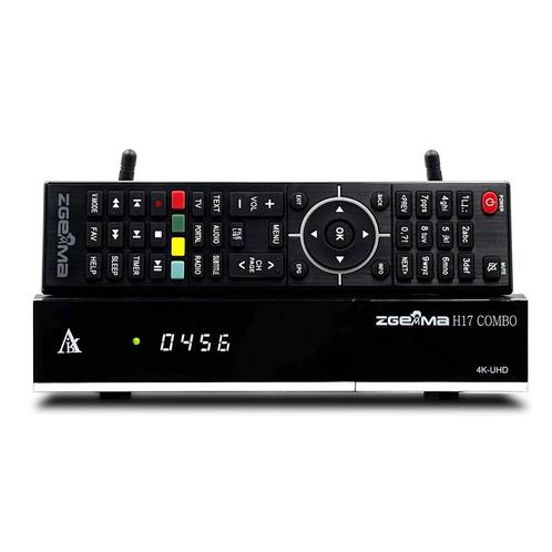 Zgemma H17 Combo UHD HEVC - 4K Satelliet & Kabel Ontvanger -, Audio, Tv en Foto, Mediaspelers, Nieuw, Ophalen of Verzenden
