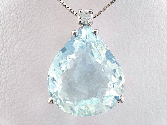 Zonder Minimumprijs - Ketting met hanger - 18 karaat Witgoud, Sieraden, Tassen en Uiterlijk, Antieke sieraden