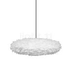 Umage Eos Esther Hanglamp, lampenkap wit/kabel zwart - 60 cm, Huis en Inrichting, Verzenden, Nieuw