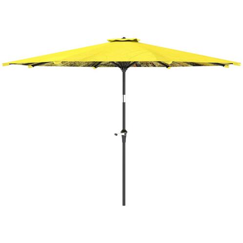 Zonnescherm - Strandparasol - Windbestendig - Geel, Tuin en Terras, Parasols, Nieuw, Ophalen of Verzenden
