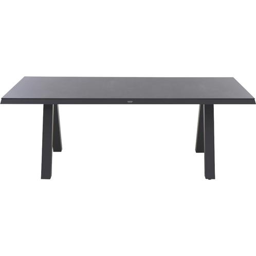 Siena Garden Tirana Eettafel 200x100cm mat antraciet, HPL -, Tuin en Terras, Tuintafels, Ophalen of Verzenden