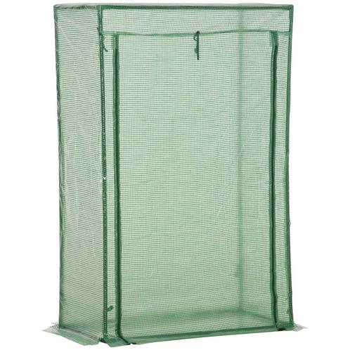 Kweekkas - Tuinmeubelland - Oprolbare deur - Staal - Groen, Tuin en Terras, Kweekspullen, Nieuw, Ophalen of Verzenden