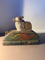 Prachtige antieke houten Nandi bull! - Hout - India - Begin