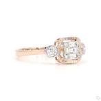Ring - 14 karaat Roségoud - 0.36ct. tw. Diamant (Natuurlijk), Nieuw