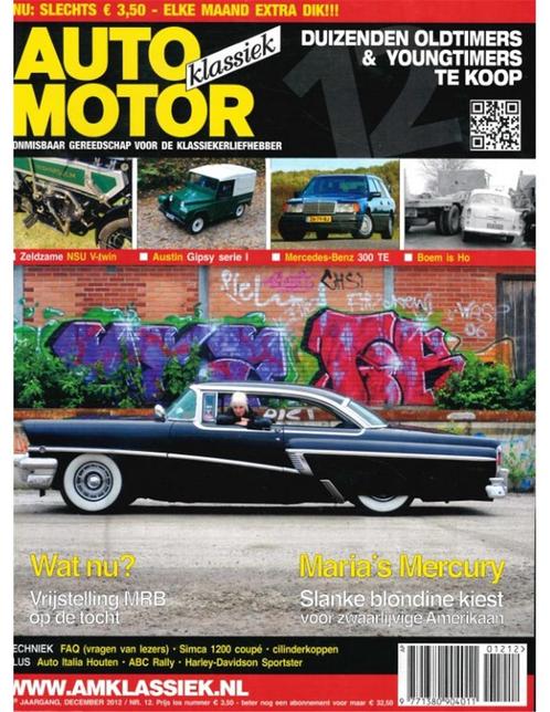 2012 AUTO MOTOR KLASSIEK 12 NEDERLANDS, Boeken, Auto's | Folders en Tijdschriften