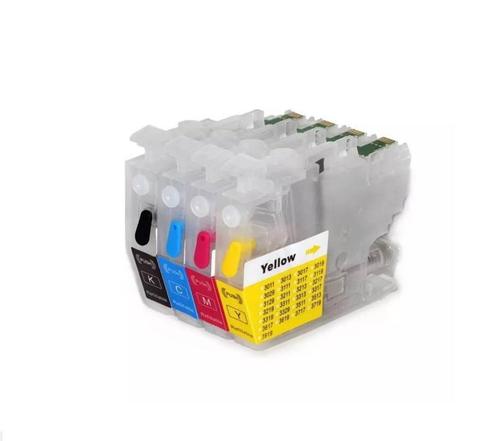 Huismerk Hervulbare Set Cartridge tvv Brother LC-3213, Computers en Software, Printerbenodigdheden, Cartridge, Nieuw