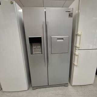 Amerikaanse koelkast, Samsung, RSA1ZHPE, Grijs / Chroom, Witgoed en Apparatuur, Koelkasten en IJskasten