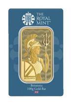 100 gram goudbaar Royal Mint – Britannia (met certificaat), Verzenden, Goud