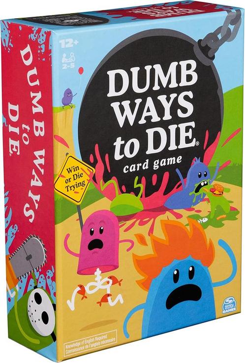 Dumb Ways to Die - Party Game | Spin Master -, Hobby en Vrije tijd, Gezelschapsspellen | Bordspellen, Nieuw, Verzenden