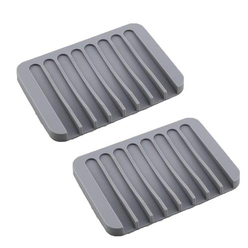 Zeepbakjes - 2 Stuks - Grijs - Multifunctioneel Bakjes -, Huis en Inrichting, Badkamer | Badtextiel en Accessoires, Nieuw, Verzenden