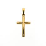 8 Krt. Hanger van een subtiel kruisje (religieus), Sieraden, Tassen en Uiterlijk, Antieke sieraden, Ophalen of Verzenden, Goud