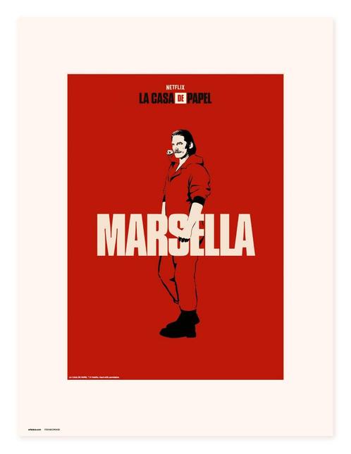 Kunstdruk Marseille 30x40cm, Huis en Inrichting, Woonaccessoires | Schilderijen, Tekeningen en Foto's, Nieuw, Verzenden