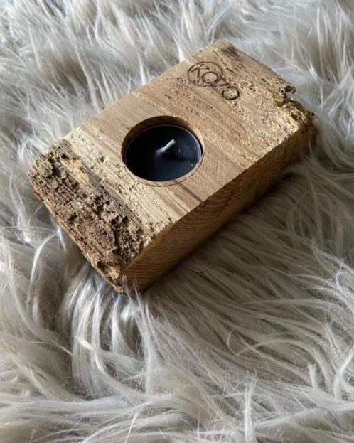Theelicht houder stronk (Woon Accessoires), Antiek en Kunst, Antiek | Woonaccessoires, Ophalen of Verzenden