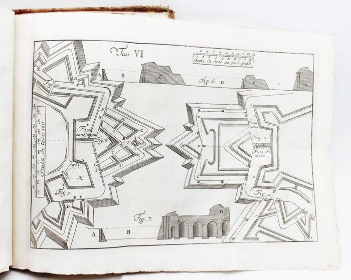 Raschini - Fortificazione Moderna - 1748, Antiek en Kunst, Antiek | Boeken en Bijbels